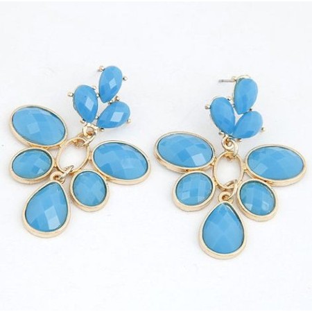 Blue Waterdrop Earrings